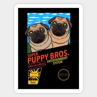 Super Puppy Brothers - retro video game Magnet